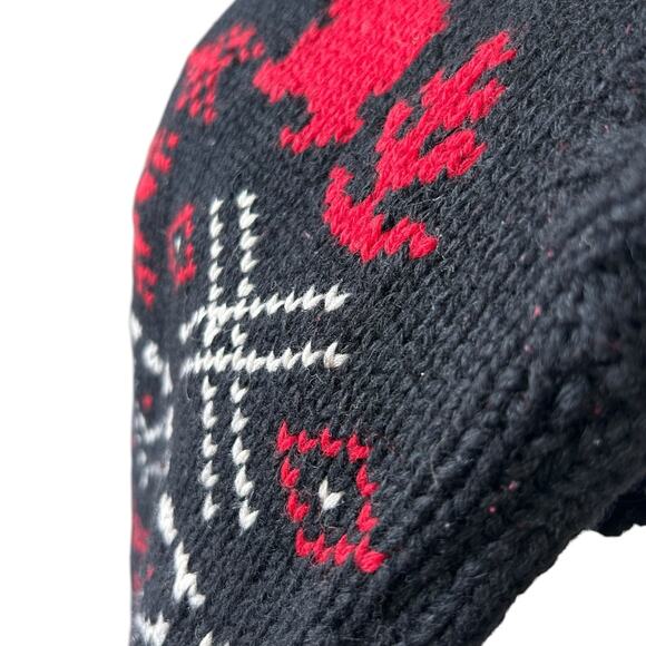 Vintage Cambridge Dry Goods Company Wool Cabincore Cozy Vest Women's L Bears - Picture 2 of 6